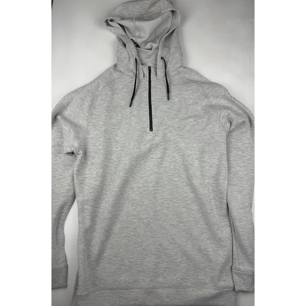 Swannies Quarter Zip Hoodie Large Gray Redmond Ridge Golf Pullover Men's